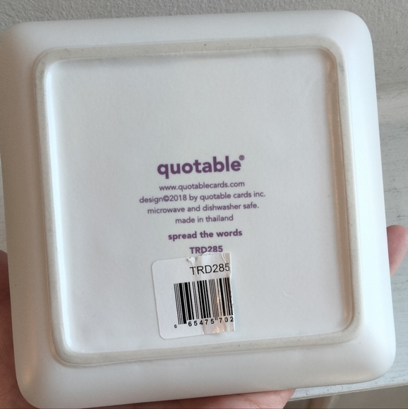 Pair of inspirational quotable trinket trays - Picture 4 of 6